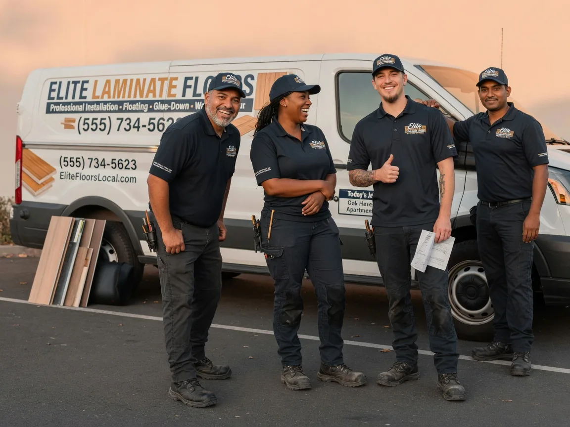 Laminate flooring installation company in Concho, OK